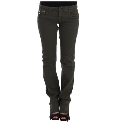 Jeans Verdi A Gamba Slim - W 24 - Foto 1