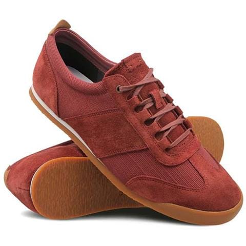Uomo Siddal Mix - Mezze Scarpe In Pelle Bordeaux 41,5 - Foto 2