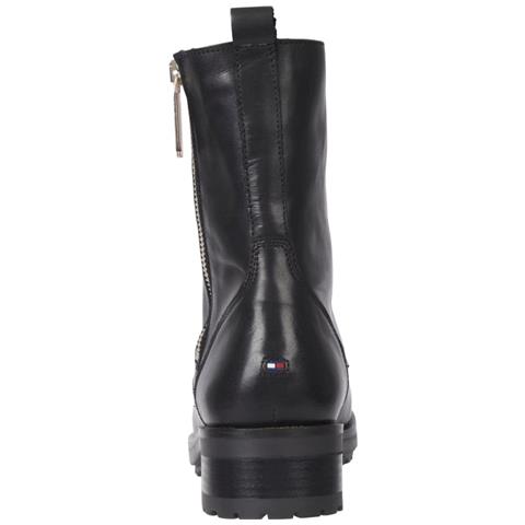 Essentials Biker Boot Stivaletti Pelle Scarpe Donna Nero Eu 38, Fw0fw06800 Bds - Foto 2