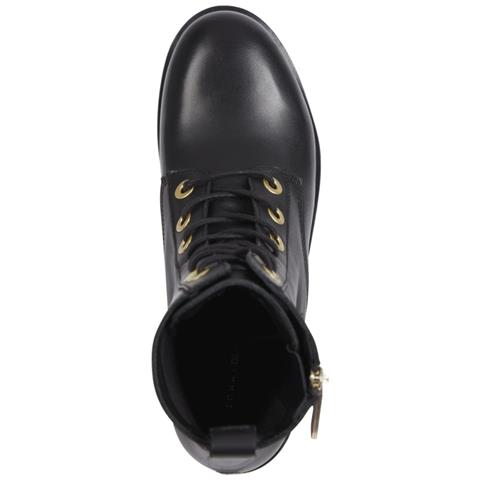 Essentials Biker Boot Stivaletti Pelle Scarpe Donna Nero Eu 38, Fw0fw06800 Bds - Foto 3