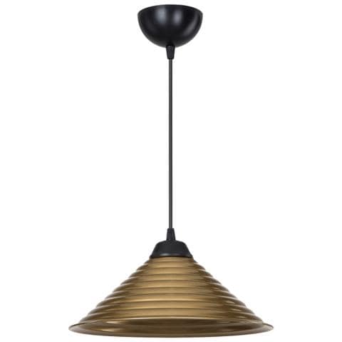 Lampada Da Soffitto Sava Asz1619 Con Paralume In Metallo Bronzo - Foto 1