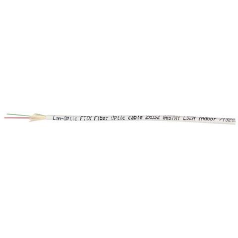 Lvo232548-200 Cavo A Fibre Ottiche 200 M Os2 Bianco (ftth Fibre Cable 2 X 9/125 My - Os2 Lszh G657a1 200m - Warr - Foto 1