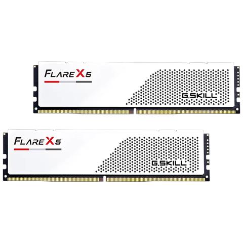Memoria Flare X5 F5-6000J3636F32GX2-F 64 GB (2x32 GB) DDR5 6000 MHz CL36 Formato DIMM 288-pin Bianco - Foto 1