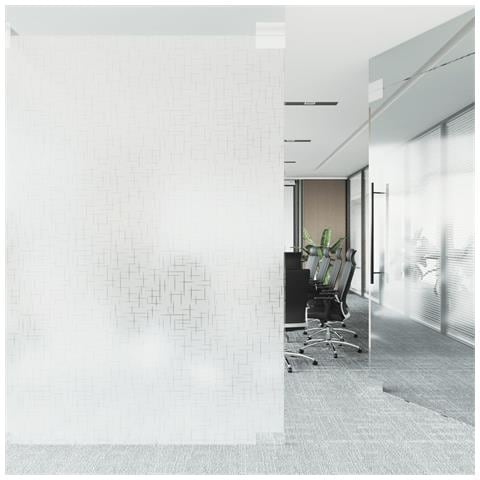 Pellicola Per Finestra Smerigliata Motivo Stella 90x500 Cm Pvc - Foto 3