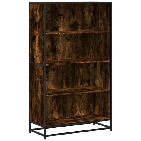 Libreria Rovere Fumo 80,5x35x139 Cm In Truciolato - Foto 2