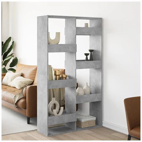 Divisorio Grigio Cemento 100x33x175 Cm In Truciolato - Foto 1