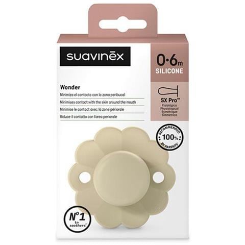 Suavinex Wonder Succhietto Silicone 0/6 Mesi Cipria - Foto 1