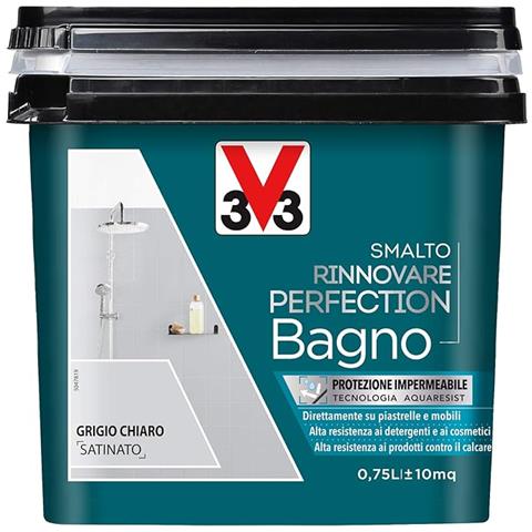 Smalto Rinnovare Perfection Bagno 750ml Grigio Chiaro Satinato - Foto 1