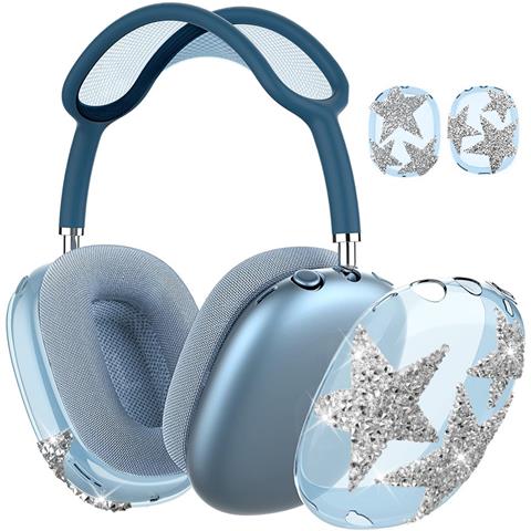 Custodia Protettiva Per Airpods Max - Design Stella Di Diamante Blue - Foto 4