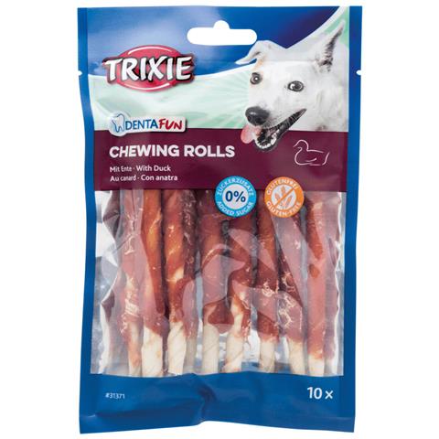 Denta Fun Duck Chewing Rolls Cane Spuntini Anatra 80 g - Foto 1