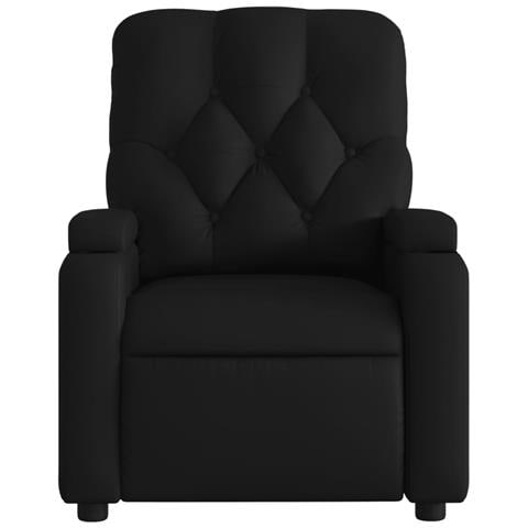 Poltrona Reclinabile Elettrica Nera in Similpelle - Foto 9