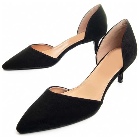 Scarpa Con Tacco Litta2 Nero Nero Materiale Sintetico - Foto 1