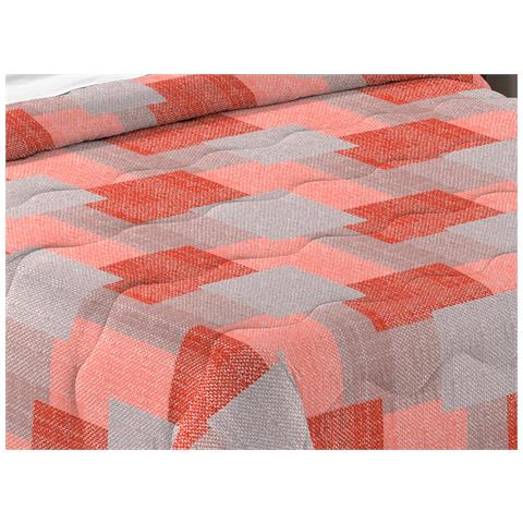 Trapunta Piumone Letto Invernale Imbottita 300gr Scaldanotti Islanda 2 Piazze Rosso - Foto 2