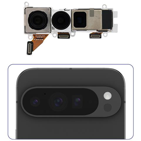 Tripla Fotocamera Posteriore 50mp Per Pixel 9 Pro Xl Teleobiettivo / Ultra Grandangolo - Foto 4