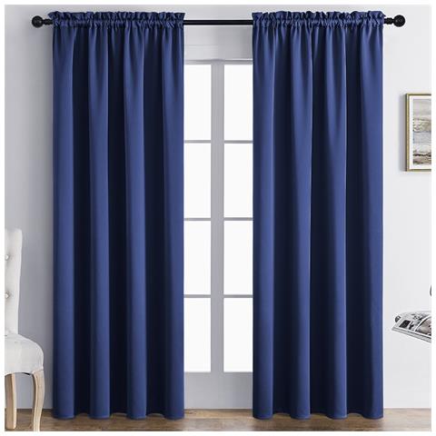 Tende Oscuranti Minimaliste Moderne Per Soggiorno E Camera Da Letto - Privacy E Blocco Della Luce Blue Xl - Foto 2