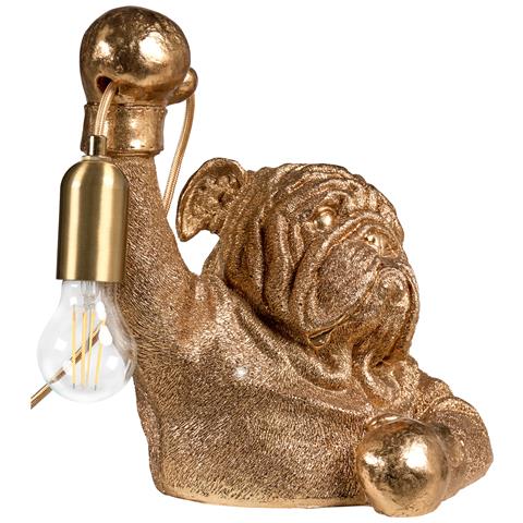 Lampada Da Tavolo Cane Mike Oro - Foto 2