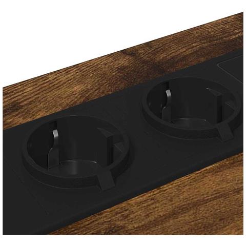 Armadio da Notte Rovere fumo 42 x 41 x 56 cm Legno multistrato - Foto 9