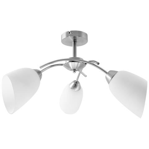 AJE-NIKITA 3P Nikiel illuminazione da soffitto E27 120 W - Foto 1
