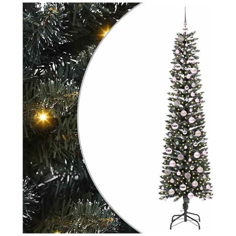 Albero di Natale artificiale con 300 LED Verde 210 cm - Foto 1