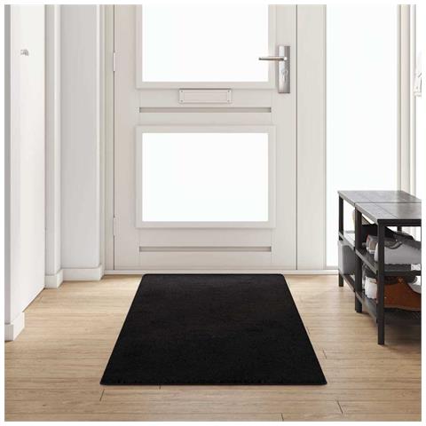 Runner in Moquette Nero 80 x 300 cm 100% Polipropilene Tuft - Foto 2