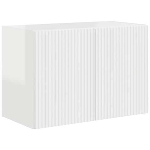 Mobile TV da parete Bianco Lucido 59,5 x 31 x 40 cm - Foto 1