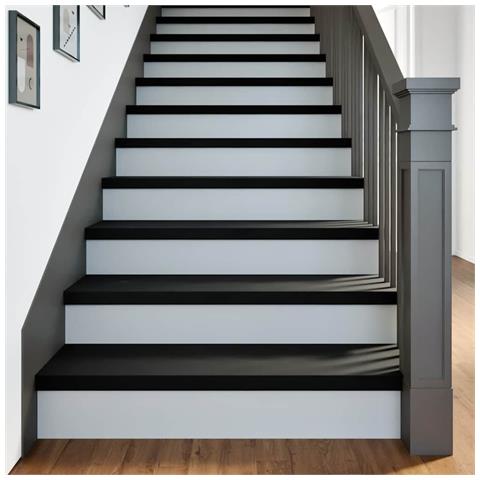 Gradini 8 pz Marrone Scuro 90x25x2 cm Legno Massello Rovere - Foto 2