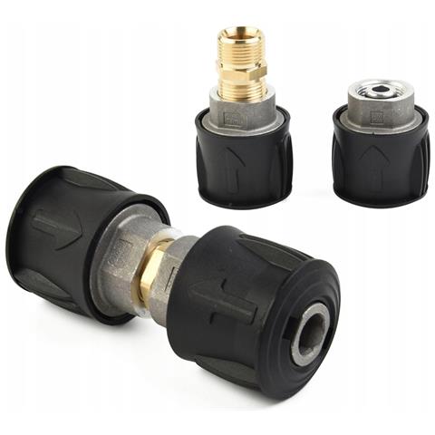 Adattatore Per Tubo Compatibile Con Idropulitrice Kärcher K2-k7 - Sistema Click Connect, Filettatura M22x1,5mm, Installazione Facile - Foto 1