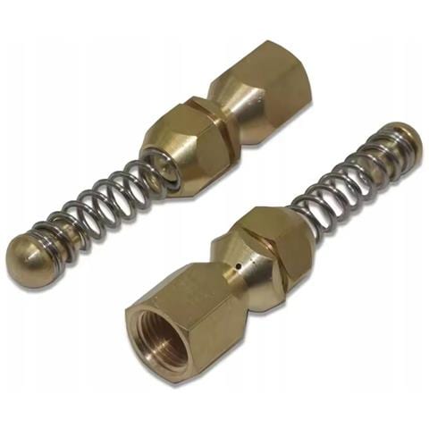 Ugello Rotante Jettwist Pro 1/8 Brassspin - Flusso 3d Per Pulizia Tubi | Filettatura 1/8"" | Ottone | Compatibile Con Idropulitrici - Foto 8