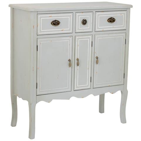 Credenza In Legno Con 3 Cassetti E 3 Ante 90x38x98,5 - Foto 1