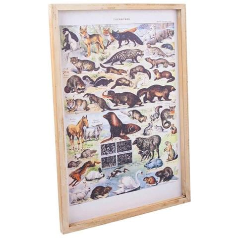 Quadro Su Stoffa Stampata Con Telaio In Legno 40x60x2h - Foto 1