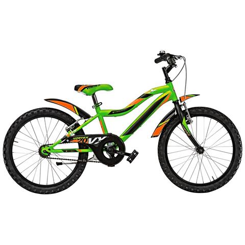 Bici Bimbo Mtb Misura 20 Mountain Bike Bambino Modello Vortex Vx20sc 1v - 28 Verde Fluo Nero Arancio Opaco - Foto 1