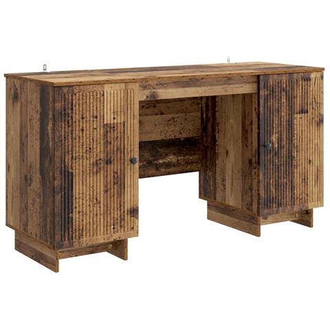 Scrivania Legno antico Legno ingegnerizzato 142,5 x 50 x 75 cm - Foto 1