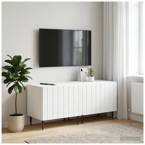 Mobile TV Bianco Legno ingegnerizzato - Foto 2