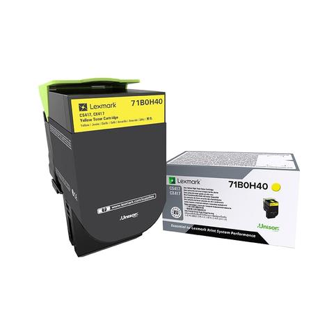 71B0H40 Toner Originale Giallo per CX417de / CS417dn Capacità 3500 Pagine - Foto 2