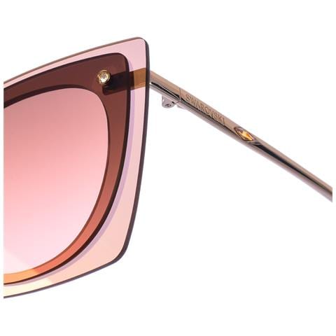 Occhiali Da Sole In Acetato Dalla Forma Ovale Sk0201s Da Donna - Foto 6