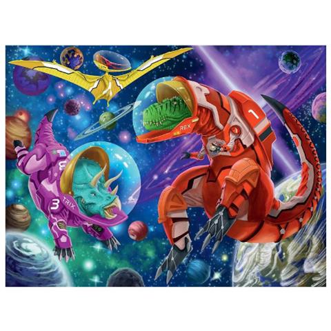 Puzzle 200 Pz. Dinosauri Spaz. - Foto 1