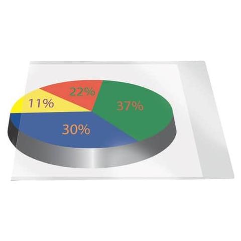 Etichette Adesive Permanenti A4 Trasparenti Conf. Da 5 - Kf27053 - Foto 1