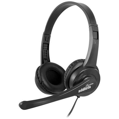 VOX505 USB Cuffia Stereo Padiglione Auricolare Cablato con Microfono Integrato Colore Nero - Foto 1