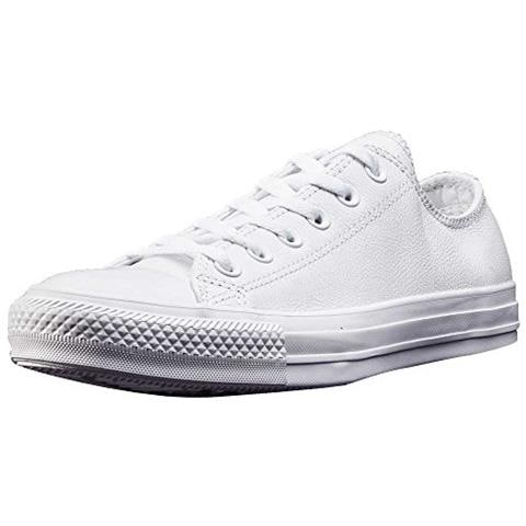 Chuck Taylor Ct Ox Leather, Scarpe Da Fitness Unisex-adulto, Bianco (bianco 100), 45.5 - Foto 1