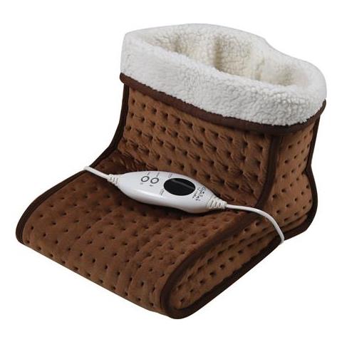 Scarpa Riscaldante Galcch210 Numero Livelli Di Riscaldamento 6, Numero Di Persone 1, Lavabile, Peluche, 100 W, Marrone - Foto 1