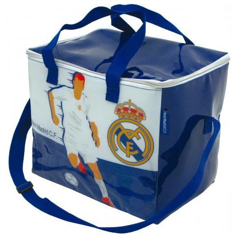 Borsa Termica Real Madrid 30 X 22 X 25 Cm Pvc Blu / bianco - Foto 2