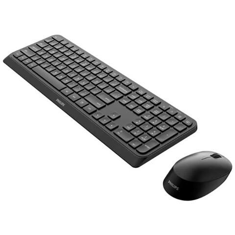 Tastiera e Mouse USB SPT6307B/34 per Casa e Ufficio (Layout Inglese US) Colore Nero - Foto 3