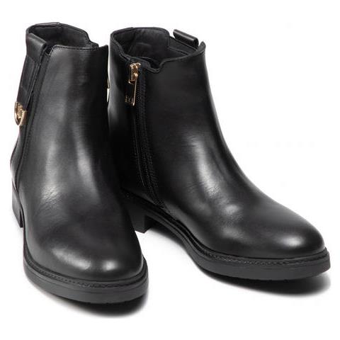 Scarpa Donna Essential Hardware Stivaletto Pelle Black 40 Scelta= p Black - Foto 1