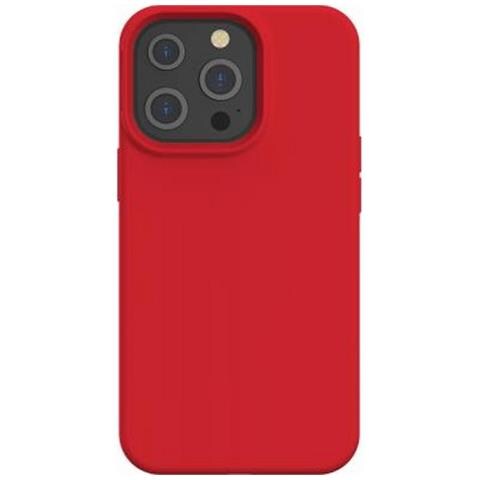 Cover Per Iphone 13 Pro In Silicone Rigido Soft Touch, Rosso - Foto 1