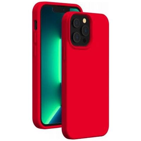 Cover Per Iphone 13 Pro In Silicone Rigido Soft Touch, Rosso - Foto 2