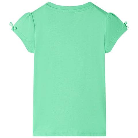Maglietta Da Bambina Verde Chiaro 116 - Foto 2
