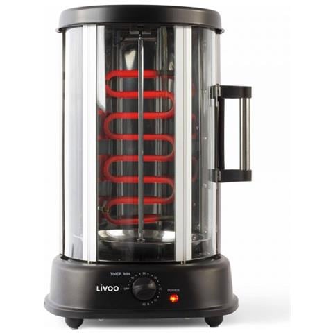 DOM323 barbecue per l'aperto e bistecchiera Grill Da tavolo Elettrico Nero 1500 W - Foto 1
