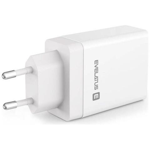 Etc06 Premium 32w Adaptive 3 Port 5v-12v 2x Usb / Usb-c Travel Charger White - Foto 2