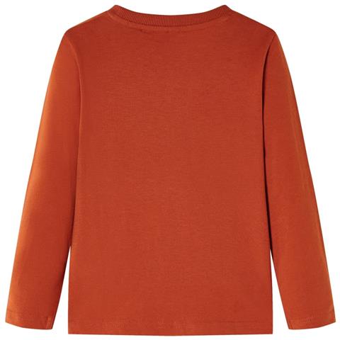 Maglietta Da Bambino Maniche Lunghe Ruggine Chiaro 128 - Foto 2