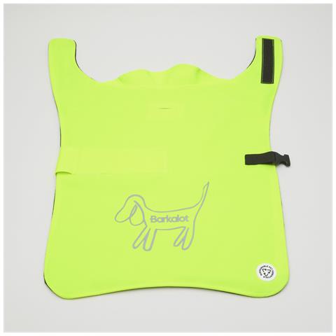 Impermeabile Per Cani Riciclato Giallo Ad Alta Visibilità - L - Foto 1